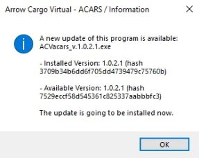 ACVacars AutoUpdate Dialog 1021